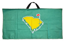 New Devant Microfiber Masters Augusta National Green/Yellow Golf Towel 16" x 32"