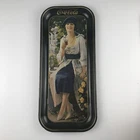1973 Vintage COCA COLA Serving Metal Tray 1921 ADVERTISEMENT