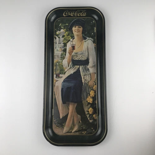 1973 Vintage COCA COLA Serving Metal Tray 1921 ADVERTISEMENT