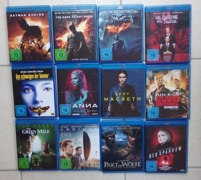 12 BLU RAY SAMMLUMG batman macbeth anna arrival pakt wölfe stirb langsam amy red