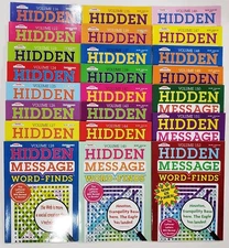 Hidden Message Word-Finds Puzzle Books Kappa Games,Search,Hunt~Pick up to 15Vols