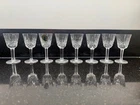 8 Vintage Marked Waterford Ireland Cut Crystal Lismore 3.5" Apertif Cordials