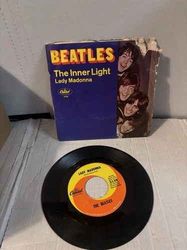 Beatles 45RPM 7" Single The Inner Light/Lady Madonna Capitol 2138 060322EBR-B55