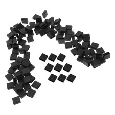 200 pcs USB Dust Plug Type C Charging Port Protector Black