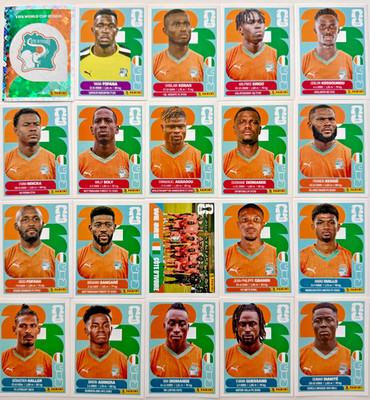 2026 Panini FIFA World Cup Ivory Coast Stickers Pick Number CIV2-CIV20