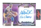 Magic Johnson /150 Encased On Card Auto 5 Champ Inscription 2024 Leaf MHI-MJ5