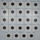1928-D Lincoln Wheat Penny Fine-XF Lot of 24 Coins