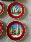 Sango Christmastime In The City Salad Dessert Plates Set Of 4 By Chuck Fischer — photo 3