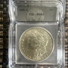 1900 Morgan Silver Dollar $1 New Orleans ICG MS62 0.9 Fine Silver Coin