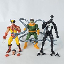 Marvel Legends Lot Doc Ock 2018 Black Suit Spider-Man 2016 Secret Wars Wolverine