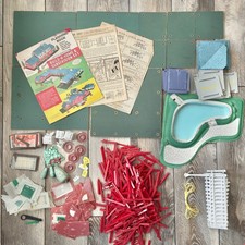 Kenner's Girder and Panel 1962 Build-A-Home  Subdivision Set Incomplete Damaged