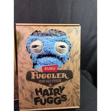Zuru Fuggler Funny Ugly Monster Hairy Fuggs Blue Plush Toy New In Box 9.4 inches