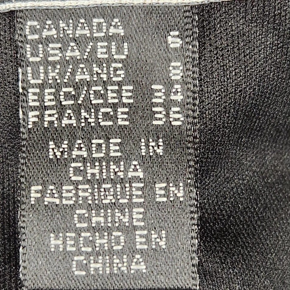 JS Boutique Dress Womens 6 Black Velvet Beaded Sheer Sleeve Evening Formal Gown - Image 4 of 4