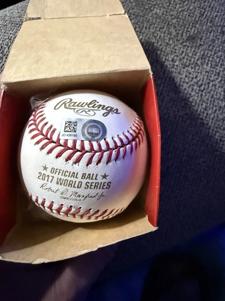 George Springer Signed World Series Championship Ball ‘17 #Blue Jays #mvp - Image 2 of 2