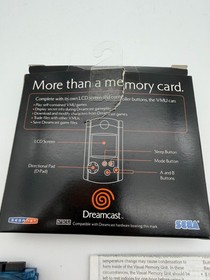 Sega Dreamcast Visual Memory Unit VMU Card Clear Blue HKT-7000 