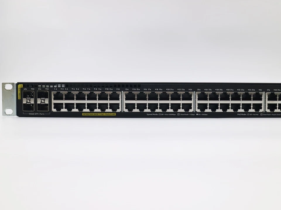HPE Aruba JL256A 2930F 48G PoE+ 4SFP+ 370W Layer 3 Managed Switch, 1Y-Wty - Image 4 of 4