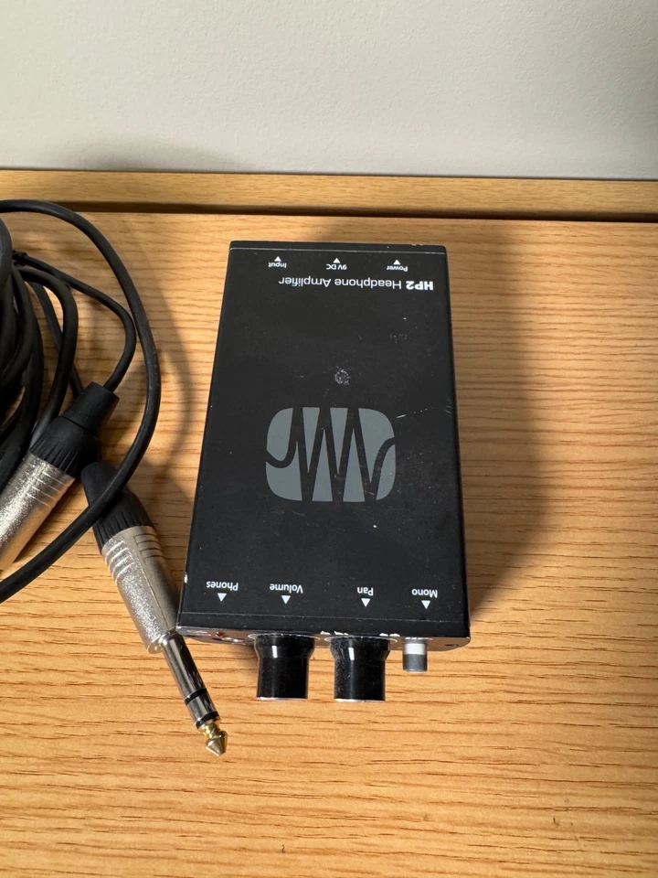 PreSonus HP2 Personal Headphone Amplifier Tested Great + Stereo 1/4 Input Cable - Image 3 of 4