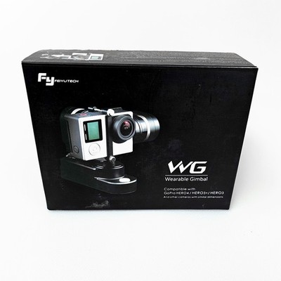 Feiyu Tech WG Mini Wearable Gimbal for GoPro +Case, +Batteries, +Charger NEW