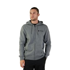 FOX RACING ABSOLUTE FLEECE ZIP HEATHER GRAPHITE