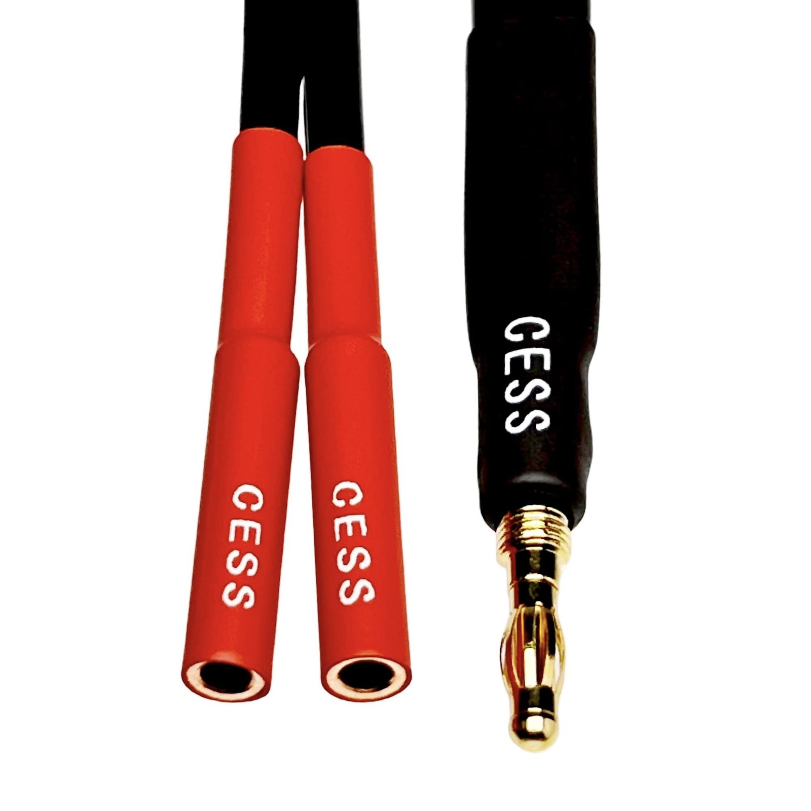 Cess142x2 Banana Plug Splitter 2in 1out 2pack