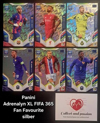 Panini Adrenalyn XL FIFA 365 2025-2026 Fan Favourite ( silber ) auswählen