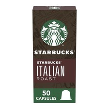 Starbucks by Nespresso Original Line Dark Roast Italian Roast Coffee, 50-coun...