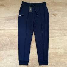 RLX Ralph Lauren Wool Blend Performance French Terry Joggers Men’s M Navy $228