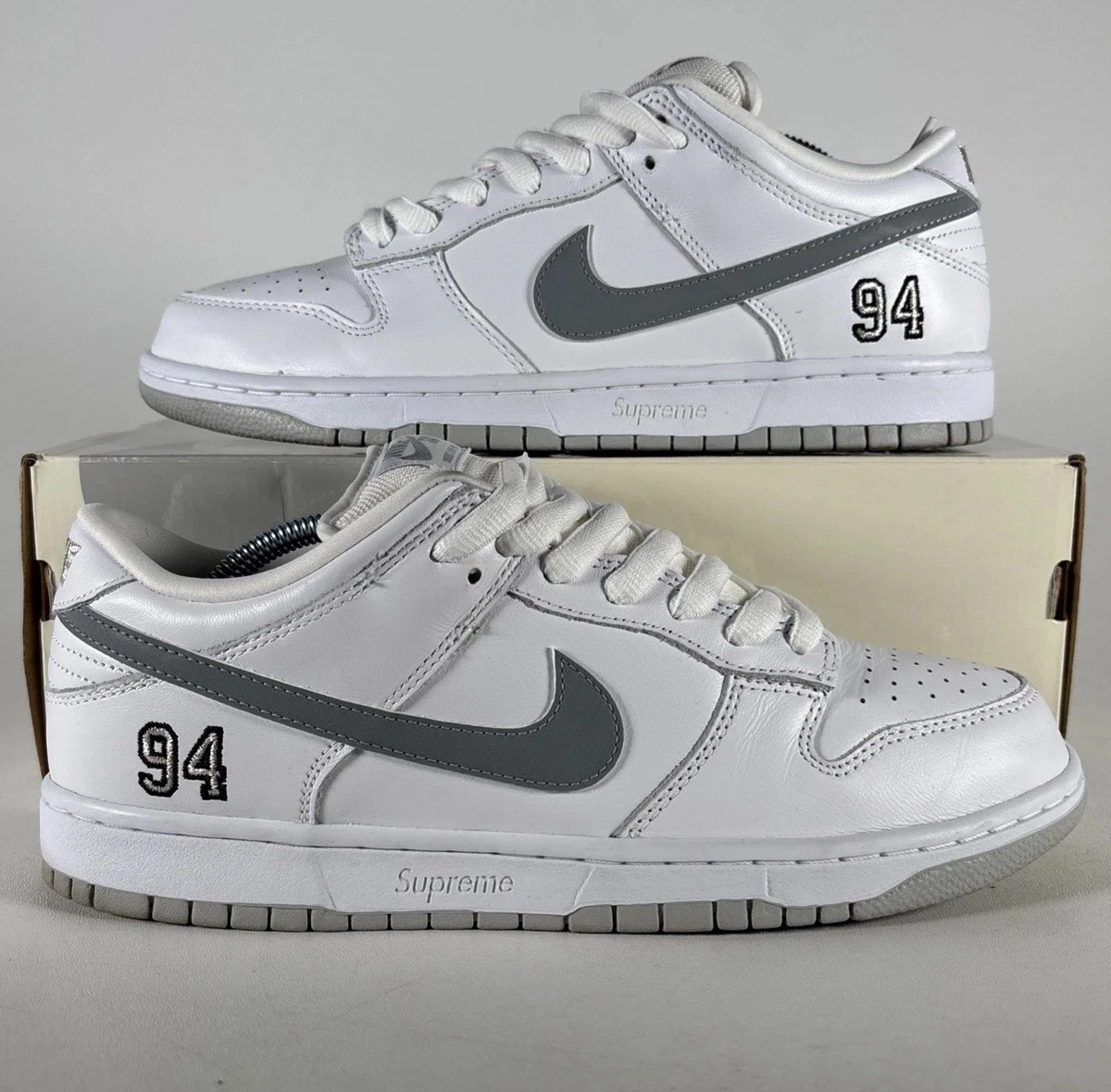 Nike Dunk Supreme Low Silver | eBay