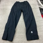 Vintage FootJoy DryJoys Rain Pants Medium Black Golfer Packable Waterproof Mens