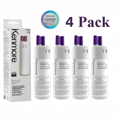 #ad Sealed 4Packs Kenmore 9081 Replacement Refrigerator Water Filter 46 9081 46 9930 $25.39