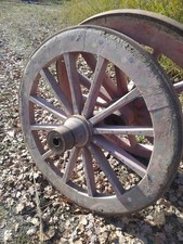 Coppia di Ruote per carro  abruzzese in legno