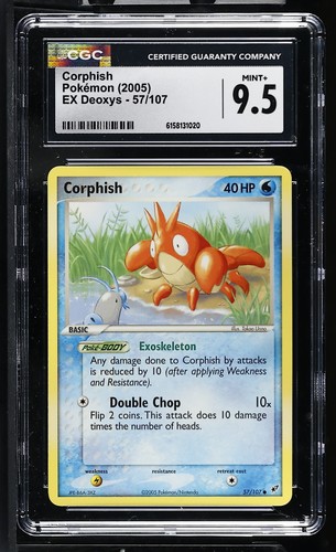 Corphish graded CGC 9.5 for sale on eBay