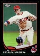2013 Topps Chrome Black Refractors #58 Asdrubal Cabrera /100 BB