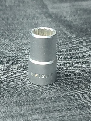 Wright Tool 3012 3/8 Socket 3/8 Drive 6 Point USA   Excellent