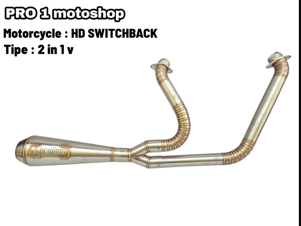 Sistema completo de escape 2-1 Harley-Davidson Dyna FLD Switchback Foto 2 de 3