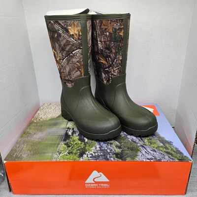 Ozark Trail Men’s Muk Waterproof Hunting Boots 13 inch Realtree Xtra Size 8, 12 Ozark Trail 13-Inch Muk Hunting Boots - Waterproof Rubber  main image 3