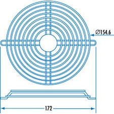 150mm Fan Finger Guard