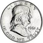 1961 D 50C BU Silver Franklin Half Dollar