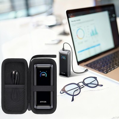 Khanka Custodia Rigida Da Viaggio Per Anker 100W Base E Power Bank Prime (27.650mAh/20.000mAh): Protezione Antiurto