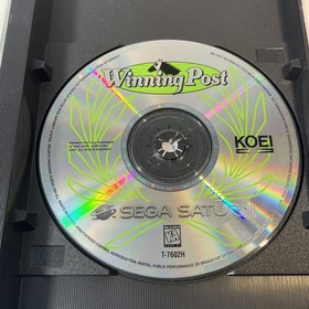 Winning Post (Sega Saturn, 1996) CIB Complete w Manual & Foam - Tested & Working
