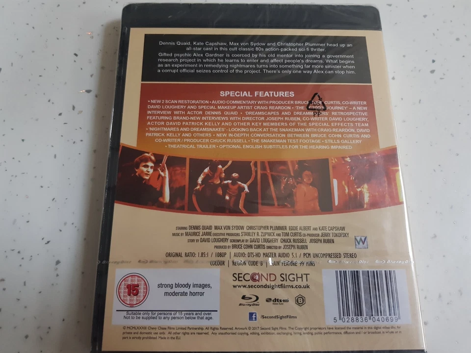 Dreamscape-   Blu Ray -  New & Sealed - Image 3 of 3