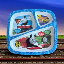 Thomas The Train Percy James Melamine Dish Divided Plate zak! Designs 2012