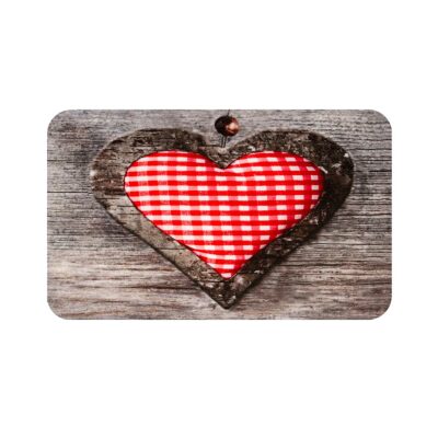 Country Heart Memory Foam Badematte W771