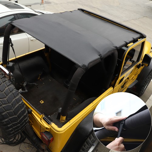 Bikini/cubierta de aislamiento del maletero trasero techo suave cuero para Jeep Wrangler TJ 1997-06 - Imagen 5 de 8