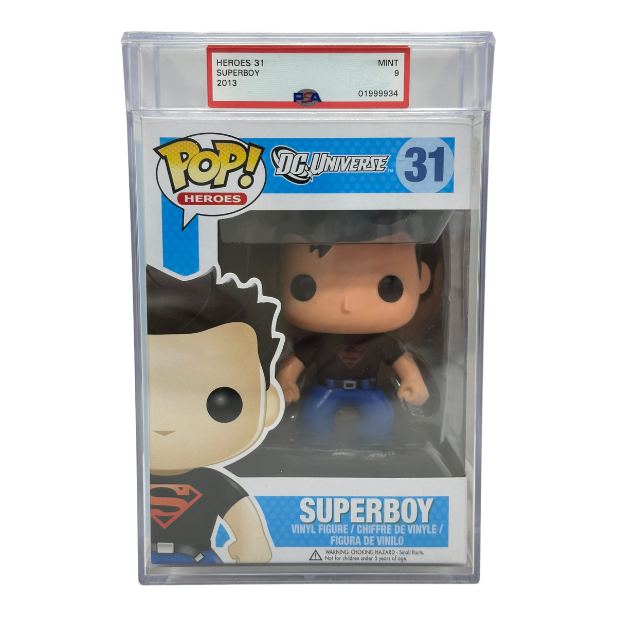 Funko Pop! PSA Graded 9 Superboy #31 | eBay