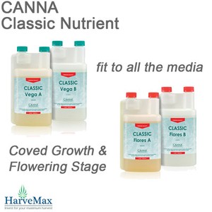 Canna Classic Vega A B Flores A B Holland Hydroponics Grow Nutrient Growth Bloom Ebay
