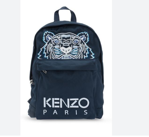 KENZO Tiger logo embroidered nylon large backpack - Navy | eBay KENZO Tiger logo embroidered nylon large backpack - Navy | eBay