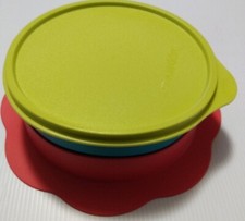 NEW TUPPERWARE Tupper Kids Feeding Bowl 16oz anti skid free shipping