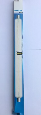 PHILIPS Soffittenlampe  230V 100W 2 Sockel S19 T37 klar Glühlampe Länge 480mm