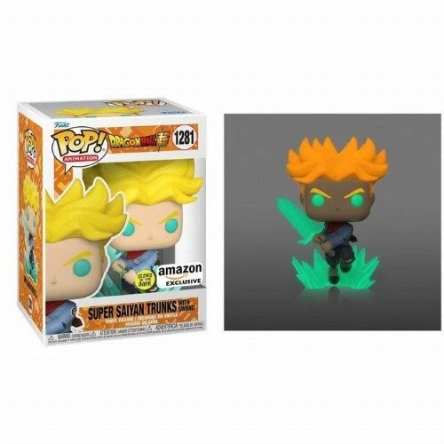 Funko POP! Dragon Ball Super - Super Saiyan Trunks with Sword (GITD) #1281 (Excl